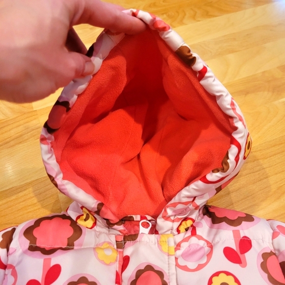 Circo Baby Girl Winter Puffer Coat Size 18 Months - Picture 3 of 8